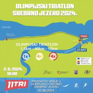 11TRI Srebrno jezero triatlon 2024 – Prvenstvo Srbije u olimpijskoj distanci - Hit Radio Pozarevac, Branicevski okrug