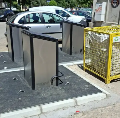 Nova tri podzemna kontejnera postavljena u Vardarskoj ulici