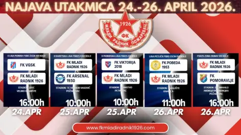 „Mladi Radnik 1926“ pred nizom utakmica