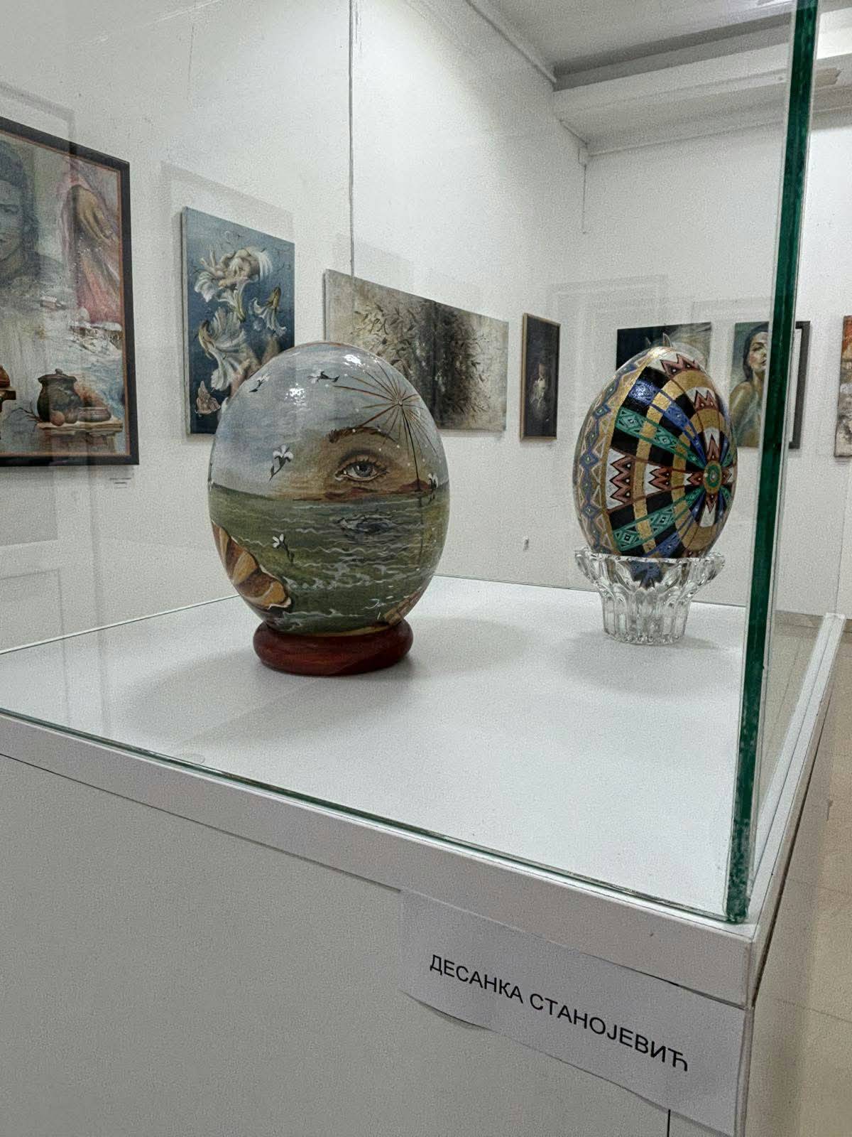 U galeriji Narodnog muzeja Požarevac izložba radova umetnica Ljiljane Branisavljević, Desanke Stanojević i Slađe Milovanović