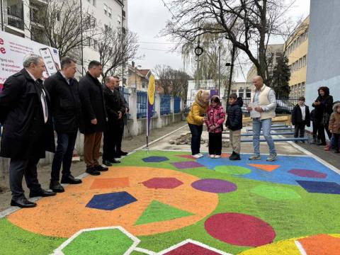 Uređuje se dvorište škole „Kralj Aleksandar I“ u Požarevcu