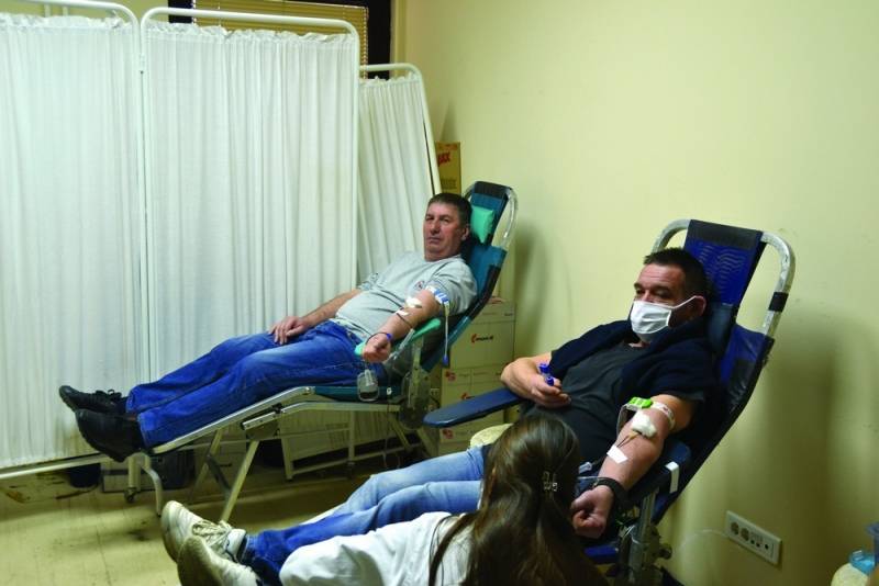 Akcija dobrovoljnog davanja krvi na kopu „Drmno“