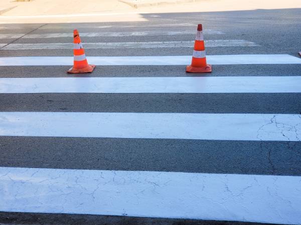 Obeležavanje horizontalne signalizacije u Požarevcu