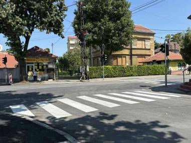 Radovi na obeležavanju signalizacije u centru Požarevca