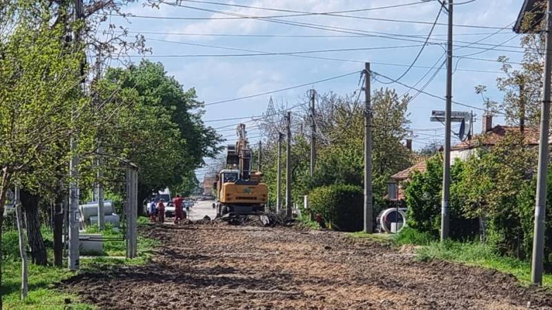 Radovi na uređenju putne infrastrukture u Ratarskoj ulici