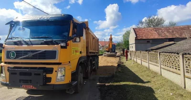 Radovi u ulici Veljka Dugoševića u MZ Ćirikovac