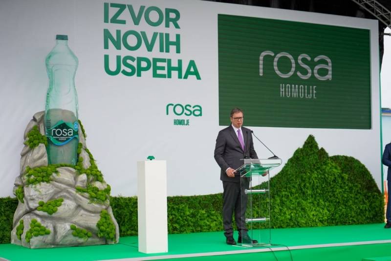 Coca-cola sistem otvorio punionicu gazirane vode "Rosa Homolje" u Neresnici