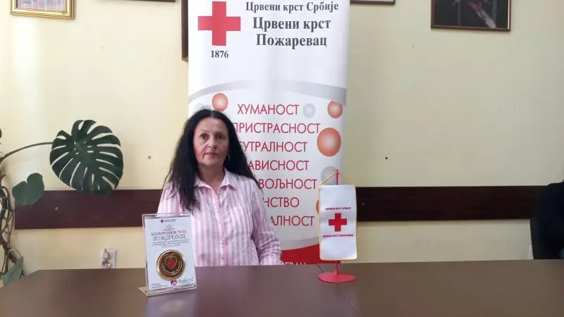Rodić: Za prvih pet meseci ove godine skoro 1600 građana Požarevca dobrovoljno dalo krv