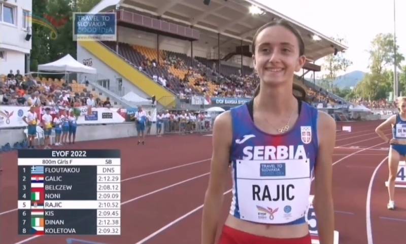 Maša Rajić osvojila zlato na Evropskom olimpijskom festivalu mladih