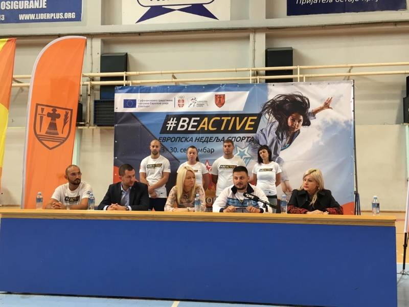 Požarevac je jedan od 10 gradova koji učestvuje u Evropskoj nedelji sporta