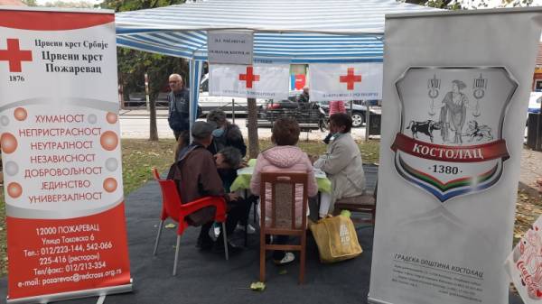 Akcija provere zdravstvenog stanja starijih građana u Kostolcu