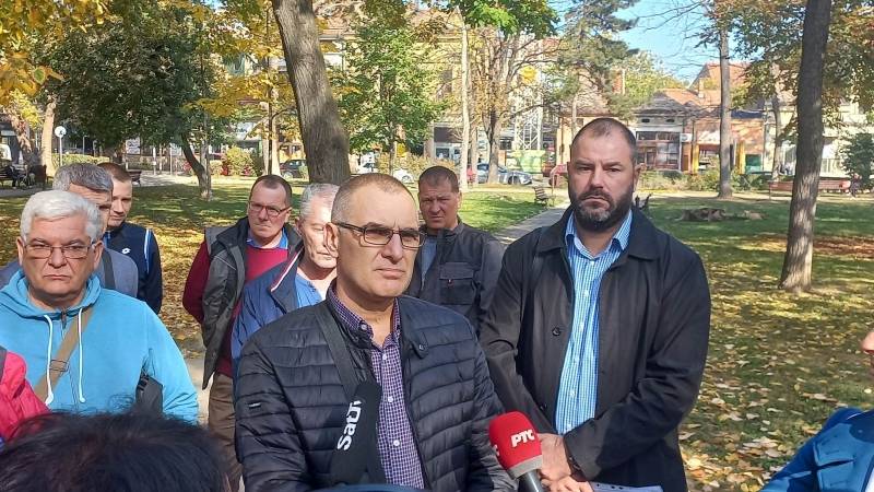 Protestni skup predstavnika sindikalnih organizacija Saveza samostalnih sindikata i UGS Nezavisnost za Grad Požarevac i Braničevski okrug