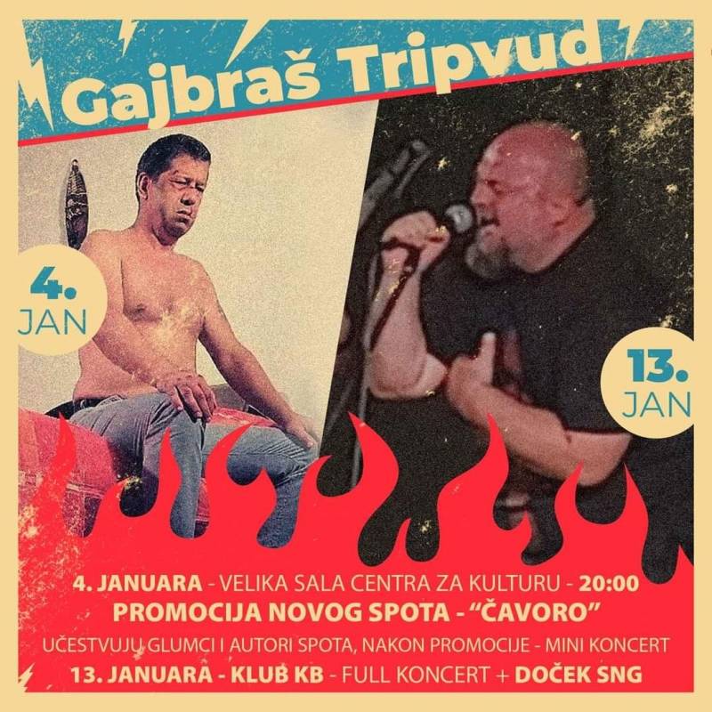 Gajbraš promoviše spot u Centru za kulturu