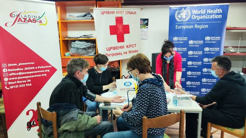 Promocija vakcinacije protiv Kovid-19 u Domu zdravlja u Petrovcu na Mlavi