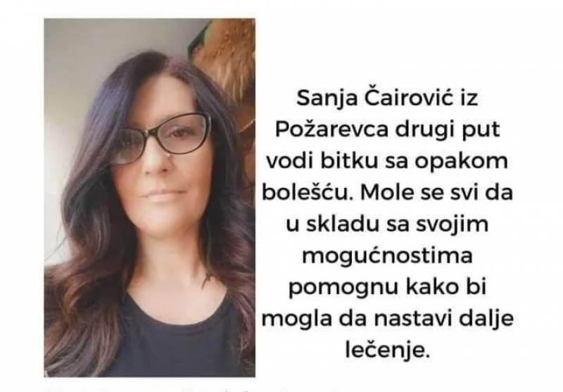 Budimo humani, Sanji je potrebna pomoć