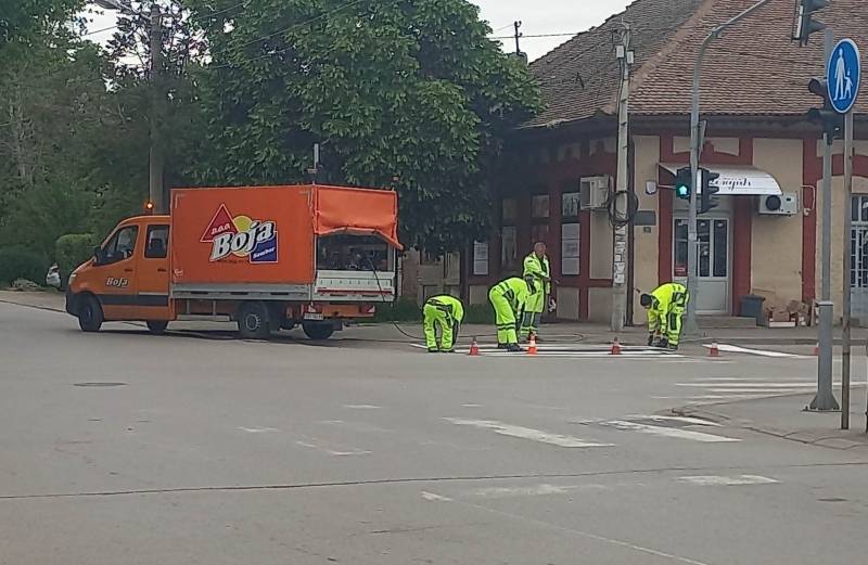 U Požarevcu u toku obeležavanje pešačkih prelaza