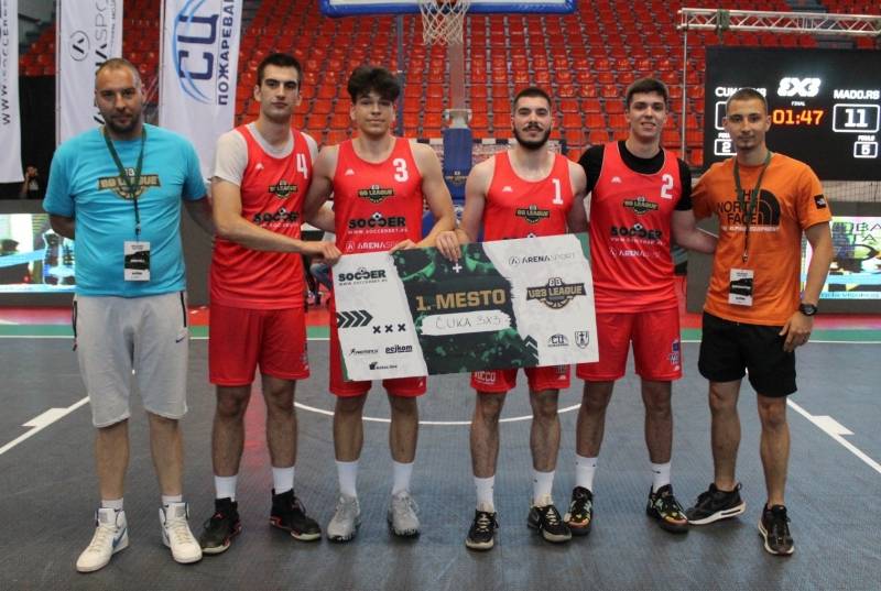 Ekipa Čuka 3x3 pobednik prvog turnira U23 u basketu