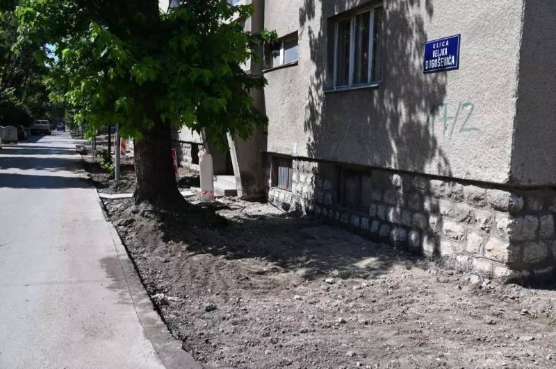 Radovi na rehabilitaciji i sanaciji trotoara i biciklističkih staza