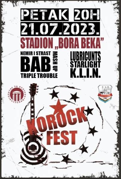 „KoRock fest“ na stadionu Bora Beka u Kostolcu