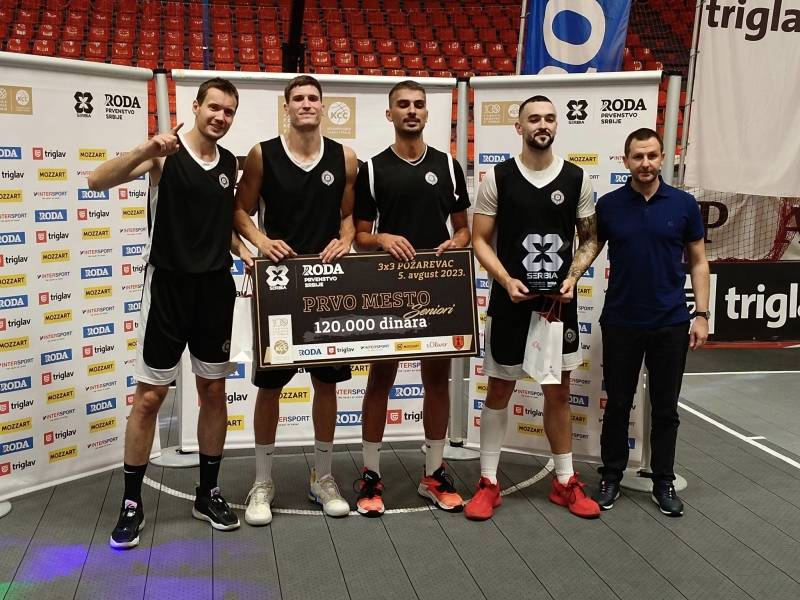 Ekipa Partizana osvojila je 3x3 turnir Košarkaškog saveza Srbije