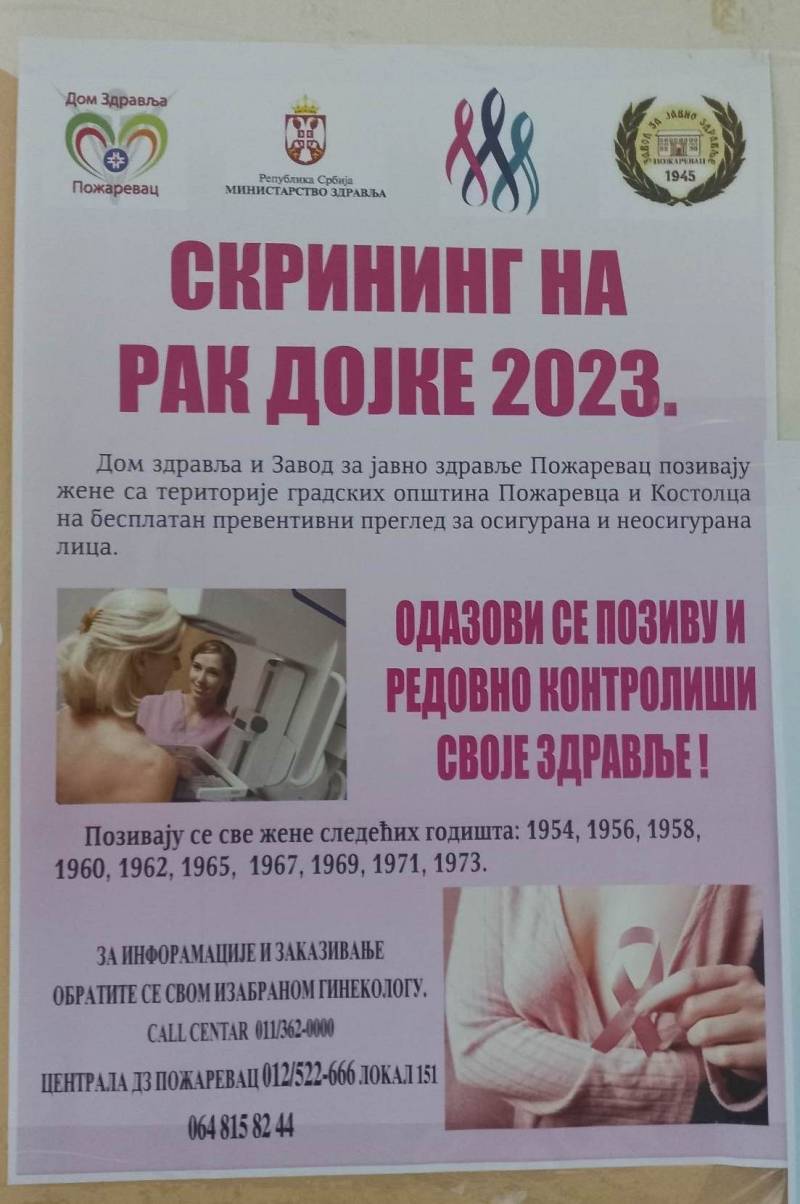 Rak dojke je treći vodeći uzrok smrti kod žene