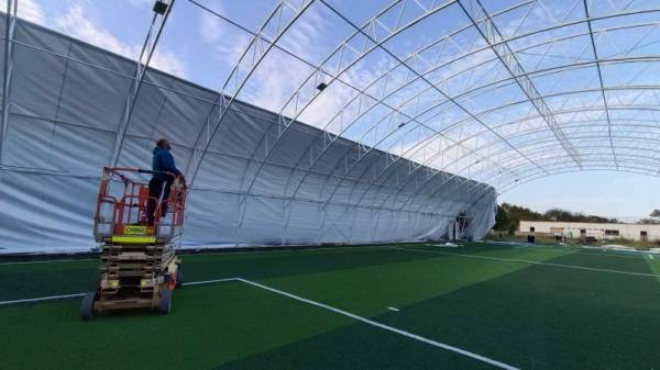 U toku su radovi na Balon hali Sportskog centra Požarevac