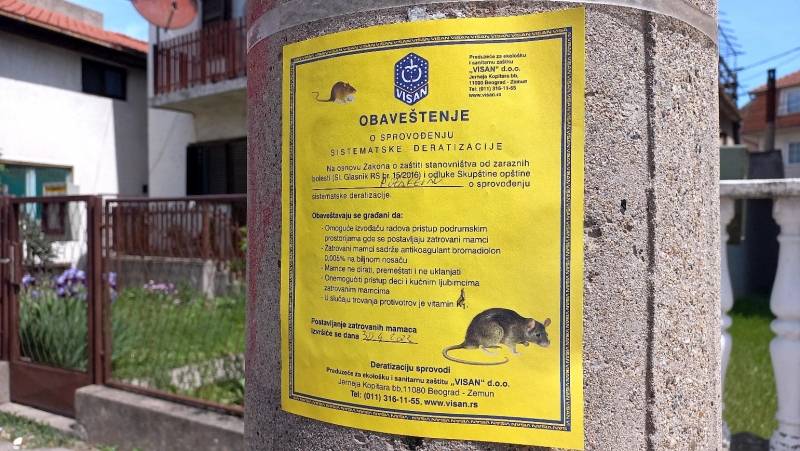 Deratizacija u Požarevcu od 13. oktobra