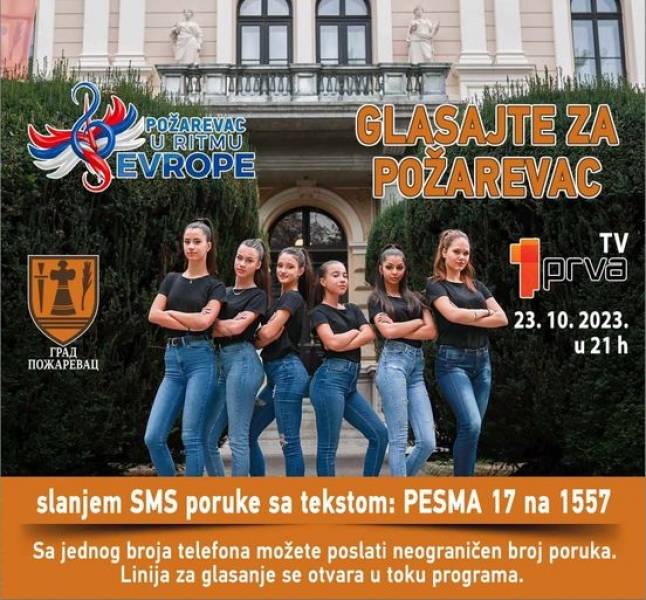 Večeras glasajte za Požarevac