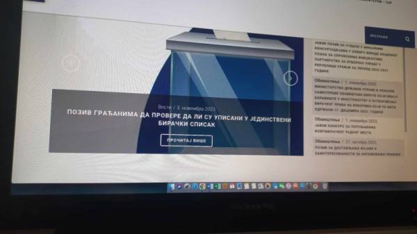 Za glasanje u inostranstvu birači mogu predati zahteve do 25. novembra