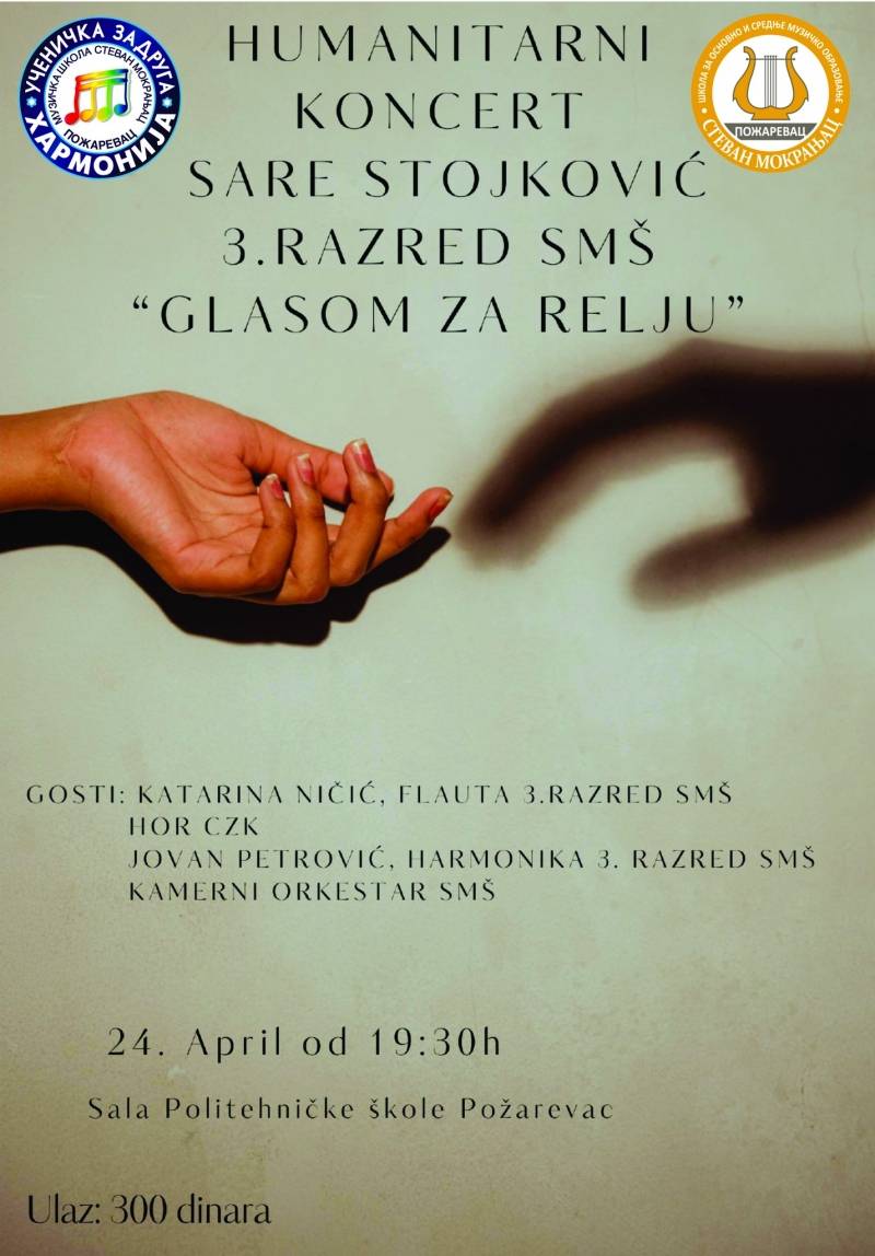Humanitarni koncert "Glasom za Relju"