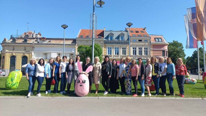 Uskršnja dekoracija postavljena u centru Požarevca