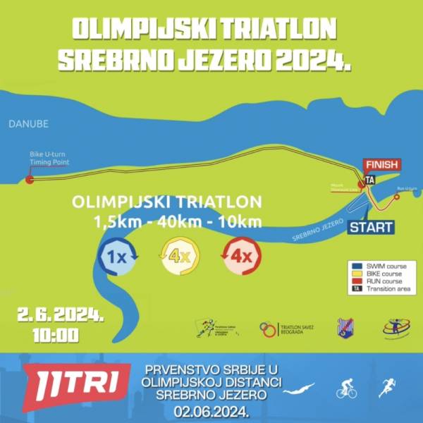 11TRI Srebrno jezero triatlon 2024 – Prvenstvo Srbije u olimpijskoj distanci