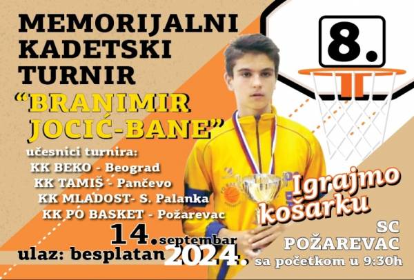 VIII Memorijalni kadetski turnir "Branimir Jocić -Bane"