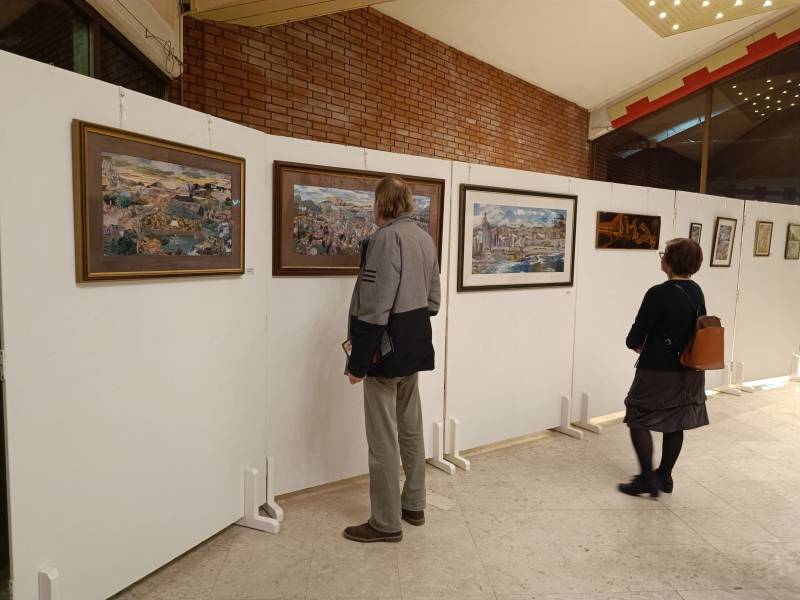 Izložba slika Dušana Miljkovića „Lica I naličja” u Požarevcu