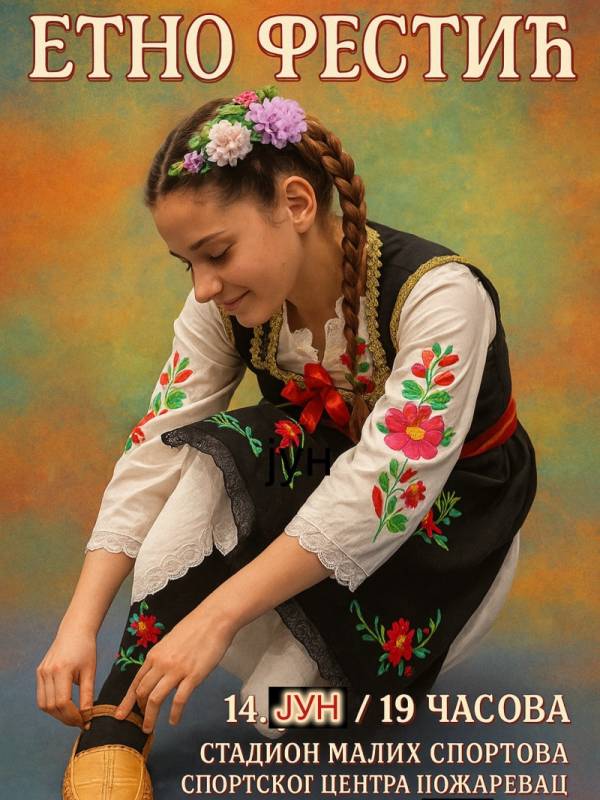 "Etno festić" u subotu 14 .juna