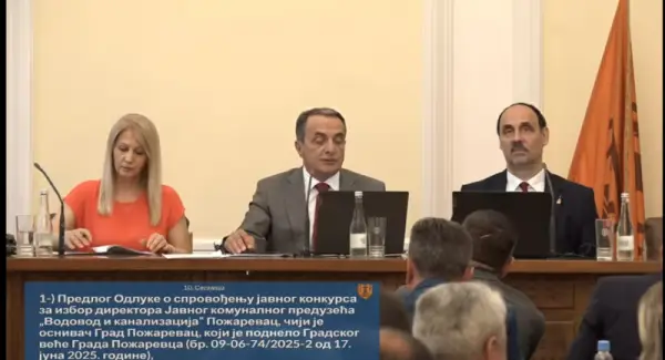 U toku je sednica Skupštine grada Požarevca