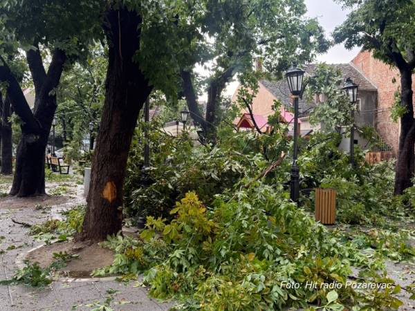 Zbog nevremena zatvoreni svi sportski objekti u Požarevcu u nedelju