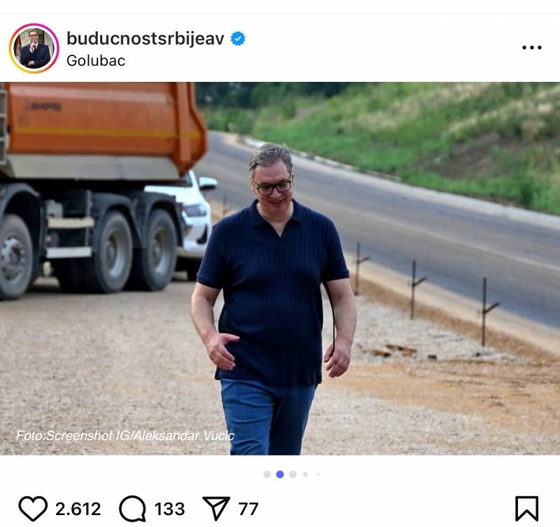 Vučić obišao radove na Dunavskom koridoru: „Menjamo lice Srbije“