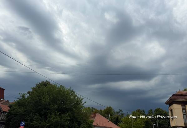 Upozorenje RHMZ-a: Očekuju se jaki pljuskovi, grad i vetar