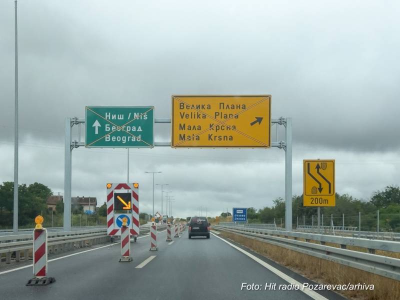 Izmene u saobraćaju kod Velike Plane