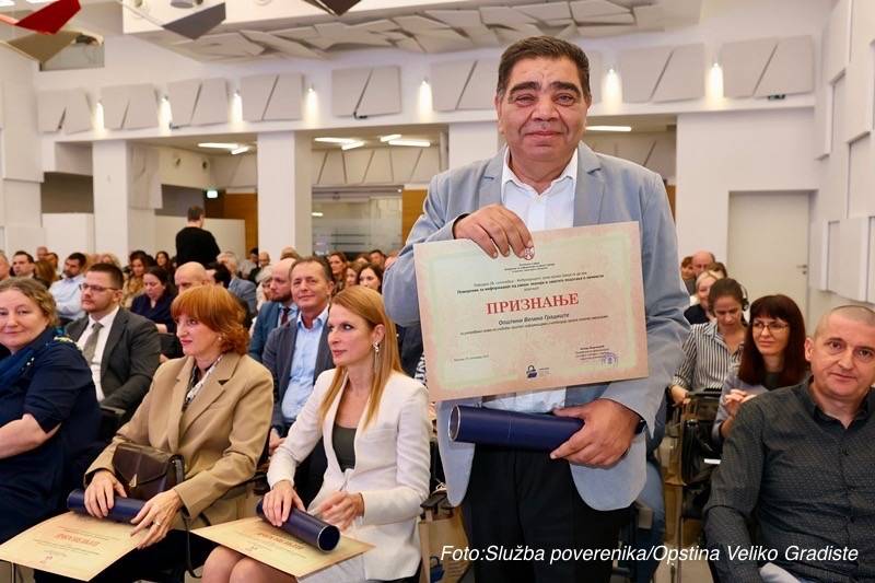 Veliko Gradište dobitnik priznanja Poverenika povodom Međunarodnog dana prava javnosti da zna