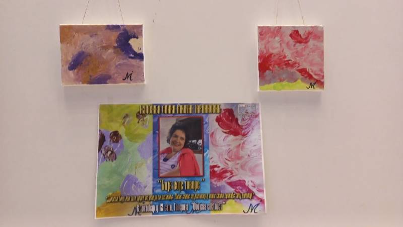 "Boje koje govore“ - izložba slika Milene Gardinović