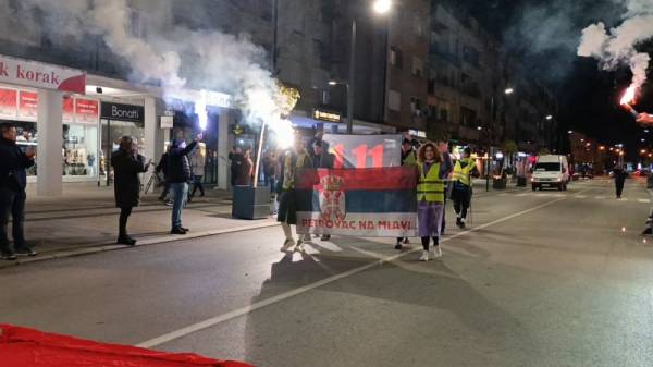 Građani Požarevca dočekali šetače iz Petrovca na Mlavi na putu ka Novom Sadu