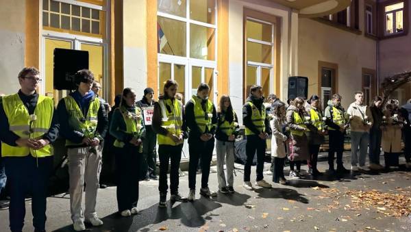 Protest podrške Dijani Hrki u Požarevcu