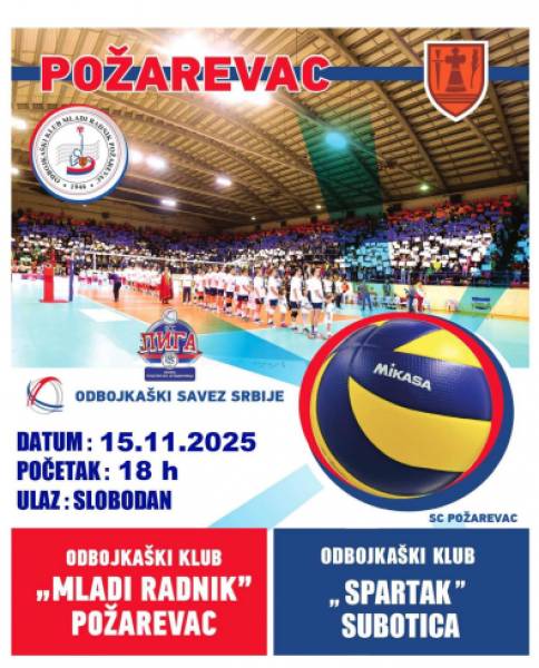 Mladi radnik dočekuje Spartak u subotu