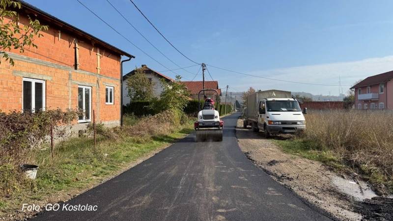 Nastavlja se ulaganje u putnu infrastrukturu na području Gradske opštine Kostolac