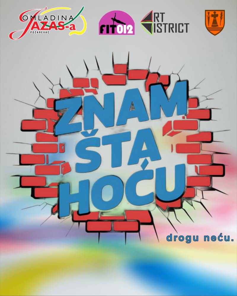 Omladina JAZAS-a Požarevac - Konkurs za mlade - obuka Znam šta hoću drogu neću