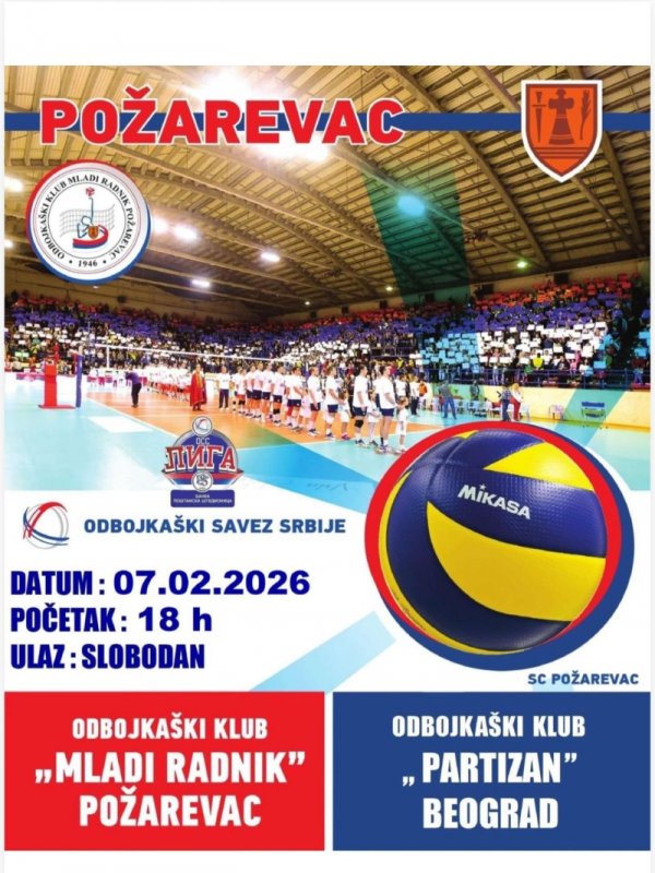 Mladi radnik dočekuje Partizan u subotu u Požarevcu