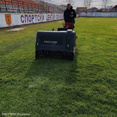 Pripreme za sezonu: Uređuje se glavni teren Gradskog stadiona
