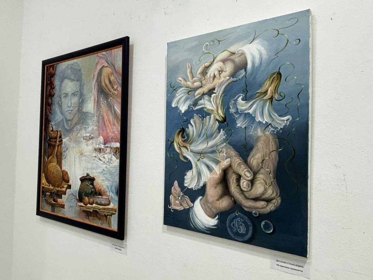 U galeriji Narodnog muzeja Požarevac izložba radova umetnica Ljiljane Branisavljević, Desanke Stanojević i Slađe Milovanović